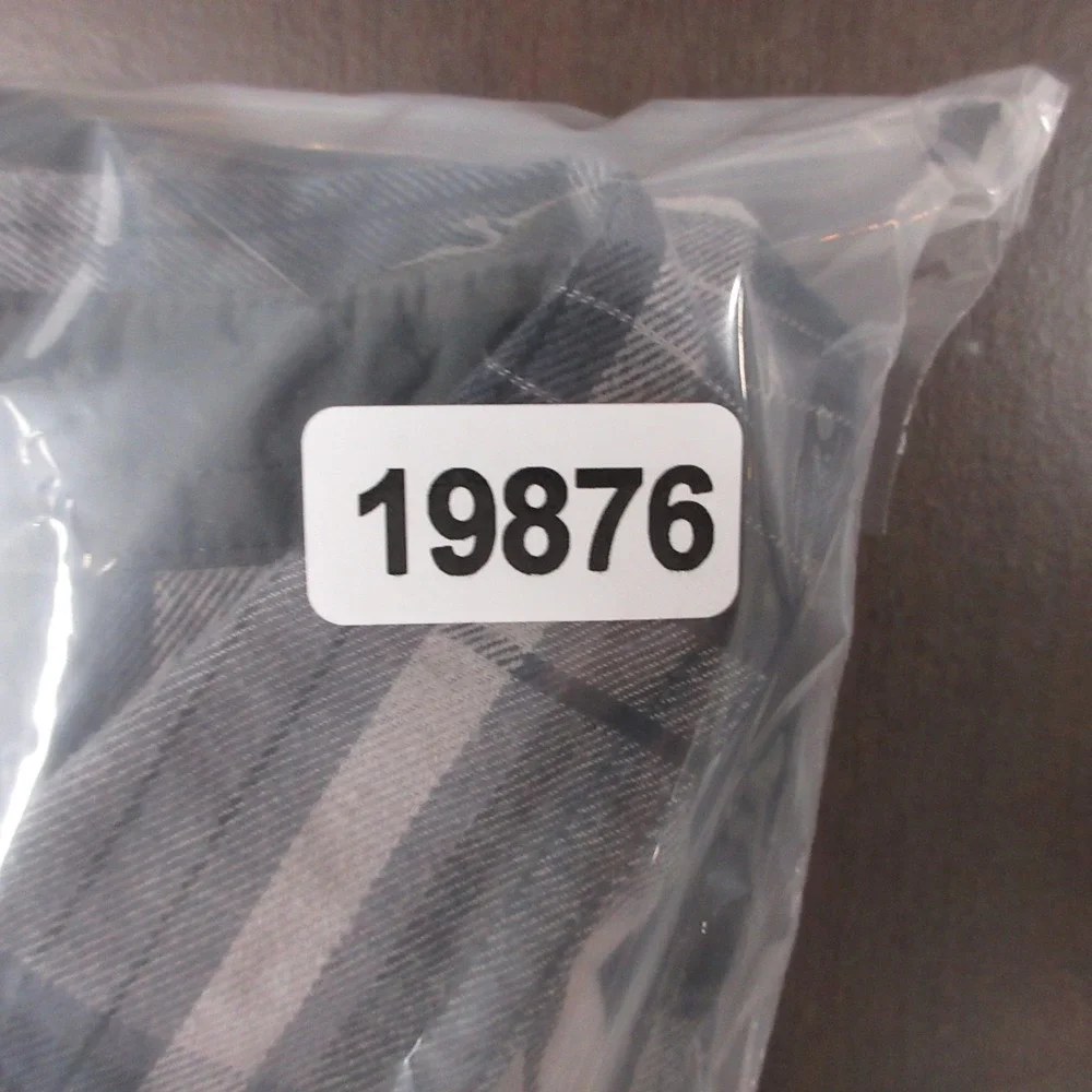 The North Face Shirt Mens Small Black‎ Gray Twill Flannel Pockets Work Button Up